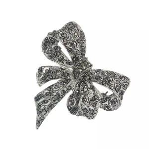 bijoux Jewelry - Antiqued Bow Brooch bijoux Jewelry - Antiqued Bow Brooch